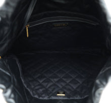 Chanel Black 22 Small Shiny Hobo Bag