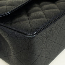 Chanel Black Classic Double Flap Jumbo Bag