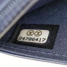 Chanel Navy Blue CC Camellia Flower Wallet On Chain