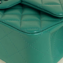 Chanel Green CC Classic Mini Rectangular Flap Bag