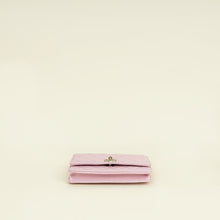 Chanel Pink CC Imitation Pearl Top Handle Wallet On Chain