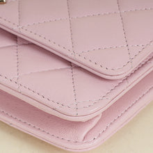 Chanel Pink CC Imitation Pearl Top Handle Wallet On Chain