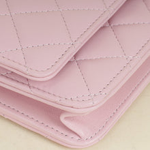Chanel Pink CC Imitation Pearl Top Handle Wallet On Chain