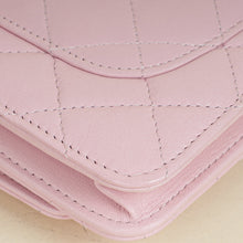 Chanel Pink CC Imitation Pearl Top Handle Wallet On Chain