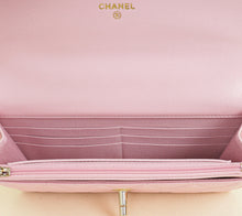 Chanel Pink CC Imitation Pearl Top Handle Wallet On Chain