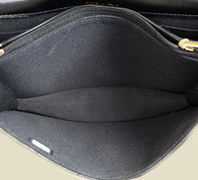 Chanel Black CC PearL Top Handle Clutch Chain