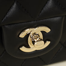 Chanel Black CC Classic Top Handle Mini Rectangular Bag