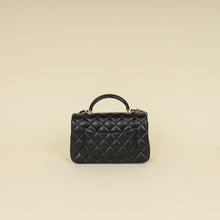 Chanel Black CC Classic Top Handle Mini Rectangular Bag