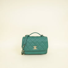 Chanel Dark Green CC Business Affinity Small Flap Bag