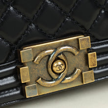 Chanel Black Diamond Quilt Le Boy Flap Large Bag
