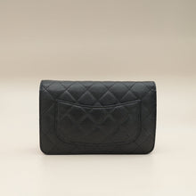 Chanel Black CC Classic Wallet On Chain