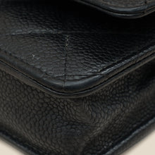Chanel Black CC Classic Wallet On Chain
