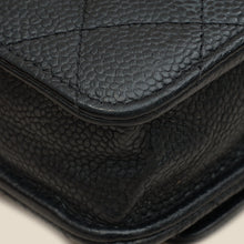 Chanel Black CC Classic Wallet On Chain