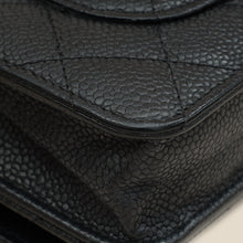 Chanel Black CC Classic Wallet On Chain
