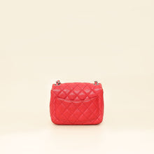 Chanel Red CC Classic Mini Square Flap Bag