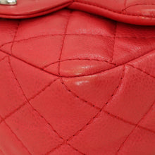 Chanel Red CC Classic Mini Square Flap Bag