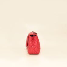 Chanel Red CC Classic Mini Square Flap Bag