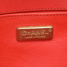 Chanel Red Python Le Boy Medium Bag