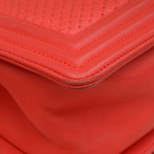 Chanel Red Python Le Boy Medium Bag