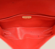 Chanel Red Python Le Boy Medium Bag