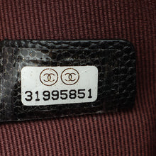 Chanel Black Classic Zipped Pouch W/ Round Coin Purse