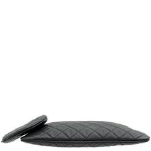 Chanel Black Classic Zipped Pouch W/ Round Coin Purse