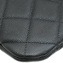 Chanel Black Classic Zipped Pouch W/ Round Coin Purse
