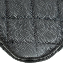 Chanel Black Classic Zipped Pouch W/ Round Coin Purse