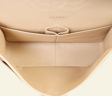 Chanel Beige Classic Double Flap Jumbo Bag