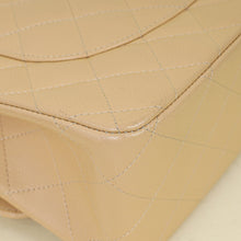 Chanel Beige Classic Double Flap Jumbo Bag