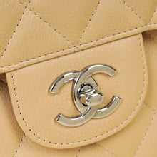 Chanel Beige Classic Double Flap Jumbo Bag