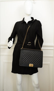 Chanel Black Le Boy Large Flap Bag