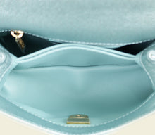 Chanel Metallic Light Aqua Mini Coco Handle Bag