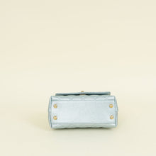 Chanel Metallic Light Aqua Mini Coco Handle Bag
