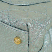 Chanel Metallic Light Aqua Mini Coco Handle Bag