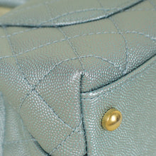 Chanel Metallic Light Aqua Mini Coco Handle Bag