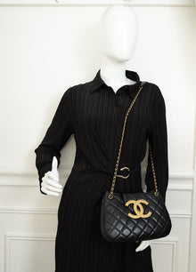 Chanel Black Large CC Messenger Bag