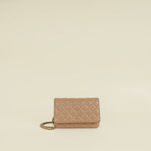 Chanel Light Mocha Classic Wallet on Chain