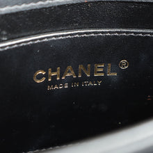 Chanel Black CC Quilted Top Handle Flap Bag