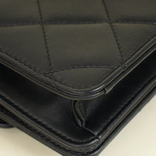 Chanel Black CC Quilted Top Handle Flap Bag