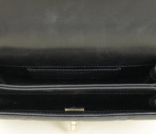 Chanel Black CC Quilted Top Handle Flap Bag