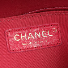 Chanel Dark Fuchsia Le Boy Chevron Medium Flap Bag