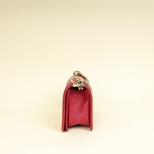 Chanel Dark Fuchsia Le Boy Chevron Medium Flap Bag