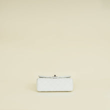 Chanel Metallic Pearly White Mini Rectangular Top Handle Bag