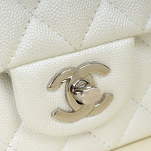 Chanel Metallic Pearly White Mini Rectangular Top Handle Bag