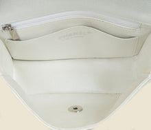Chanel Metallic Pearly White Mini Rectangular Top Handle Bag