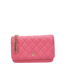 Chanel Pink CC Classic Wallet on Chain