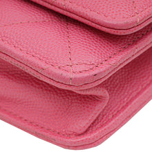 Chanel Pink CC Classic Wallet on Chain