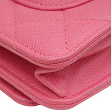 Chanel Pink CC Classic Wallet on Chain