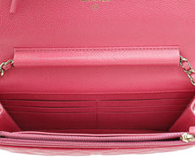 Chanel Pink CC Classic Wallet on Chain